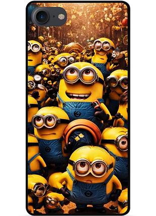 Силиконовый бампер чехол для huawei honor 7a с картинкой minion миньоны