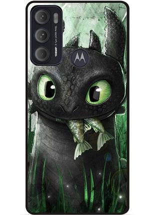 Силиконовый чехол для motorola moto g60 с картинкой как приручить дракона dragon