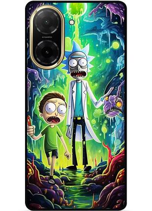 Силиконовый чехол бампер для xiaomi redmi a5 с рисунком рик и морти rick and morty