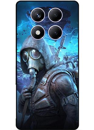 Силіконовий бампер чохол для tecno spark 30 pro з малюнком stalker сталкер