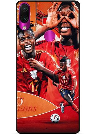 Силіконовий чохол бампер для xiaomi redmi 7 з малюнком нико уильямс nico williams