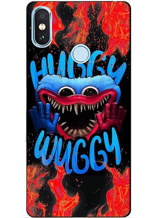 Силиконовый чехол бампер для xiaomi mi a2 lite с рисунком хагги вагги huggy wuggy, xiaomi mi a2 lite