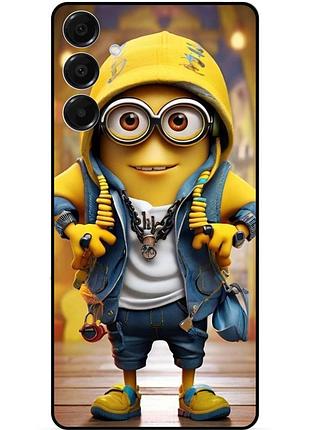 Силіконовий чохол бампер для samsung a17 з малюнком міньйон боб minion