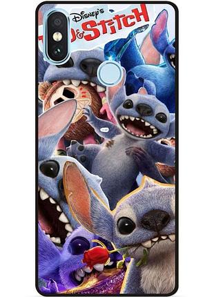 Силиконовый чехол бампер для xiaomi mi a2 lite с рисунком стич stitch 4, xiaomi mi a2 lite