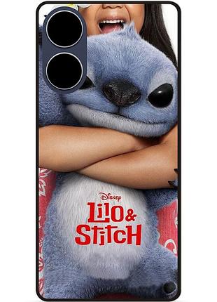 Силиконовый чехол бампер для oppo a18 стич и лило stitch