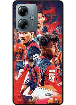 Чехол силиконовый бампер для motorola moto g14 с рисунком ламин ямаль lamine yamal messi