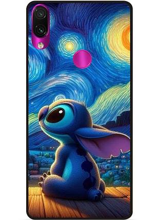 Силиконовый бампер чехол для huawei p40 lite e stitch лило и стич