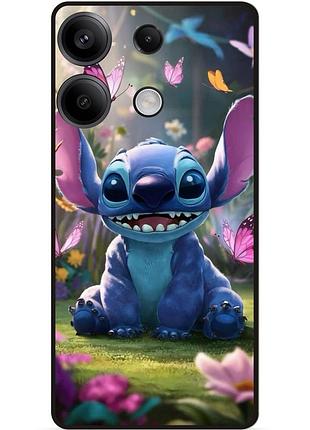 Силиконовый бампер чехол для infinix note 30 (x6833b) стич и лило stitch
