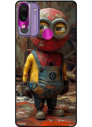 Чехол силиконовый бампер для huawei honor 10 lite с рисунком миньон marvel человек паук
