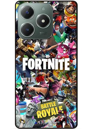 Силіконовий чохол бампер для tecno spark 20c з картинкою fortnite фортнайт