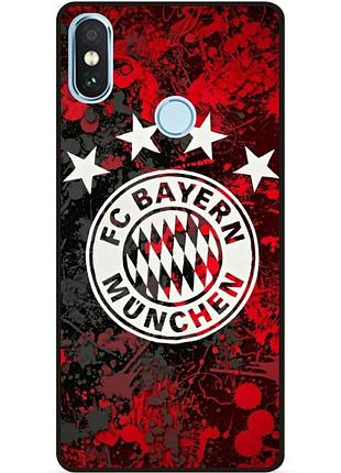 Силіконовий чохол бампер для xiaomi mi a2 з малюнком bayern бавария мюнхен