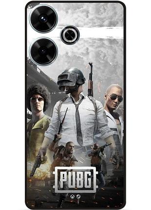 Силиконовый чехол бампер для infinix hot 30 play с картинкой puвg пабг