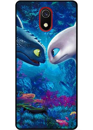 Чехол силиконовый для samsung j7 j730 с рисунком как приручить дракона dragon