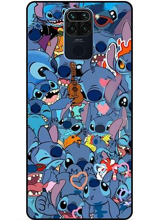 Силіконовий бампер чохол для xiaomi redmi note 9 з картинкою стіч stitch
