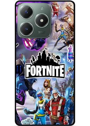 Силиконовый чехол бампер для infinix smart 8 plus (x6526) игра fortnite фортнайт
