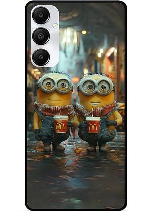 Силиконовый чехол бампер для samsung s24 plus с картинкой миньоны minion