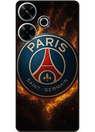 Силіконовий чохол бампер для tecno spark 10c з малюнком psg псж