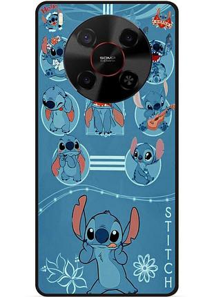 Силіконовий бампер чохол для zte nubia v70 max з картинкою стіч stitch