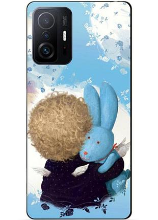 Чехол силиконовый бампер для xiaomi 11t с рисунком любимый зайка гапчинская