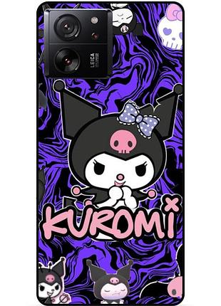 Силиконовый чехол для xiaomi 13t с рисунком куроми kuromi