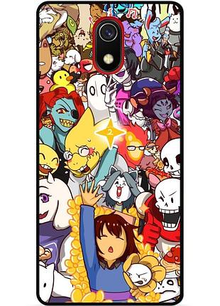 Силіконовий чохол бампер для samsung j6 j600 з малюнком undertale андертейл