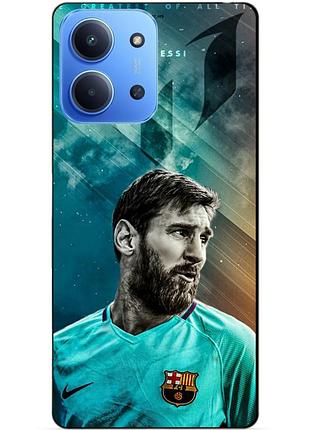 Чехол силиконовый бампер для xiaomi redmi 15c с рисунком leo messi месси
