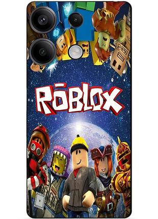 Силіконовий чохол бампер для infinix note 30 (x6833b) з малюнком роблокс roblox