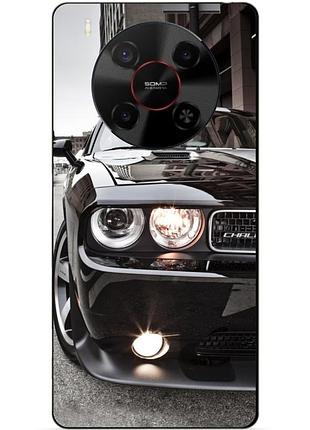 Чехол силиконовый бампер для zte nubia v70 max с рисунком dodge додж машина авто