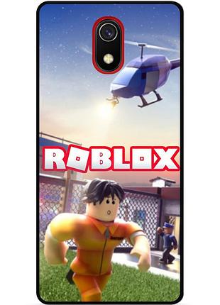 Силіконовий чохол бампер для samsung j7 j730 з картинкою roblox роблокс