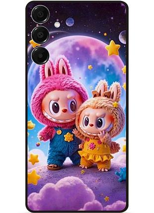 Силіконовий бампер чохол для samsung a05s з малюнком labubu лабубу