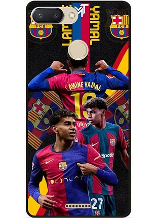 Силіконовий чохол бампер для xiaomi redmi 6 з малюнком ламин ямаль lamine yamal barcelona