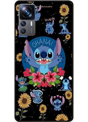 Силіконовий бампер чохол для xiaomi 12t з картинкою стіч stitch