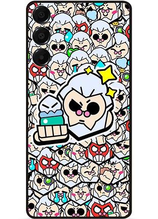Силіконовий чохол бампер для samsung a05s стікери бравл байрон brawl