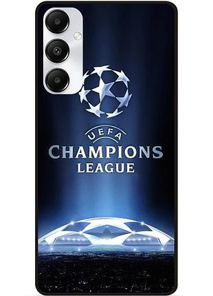 Силиконовый чехол бампер для samsung s24 с рисунком лига чемпионов