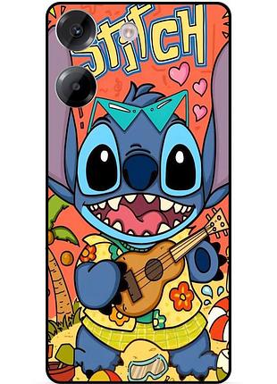 Силіконовий бампер чохол для xiaomi poco m7 pro з картинкою стіч stitch