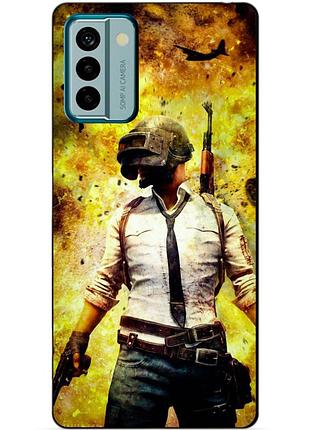 Силіконовий чохол бампер для nokia g42 з малюнком пабг pubg