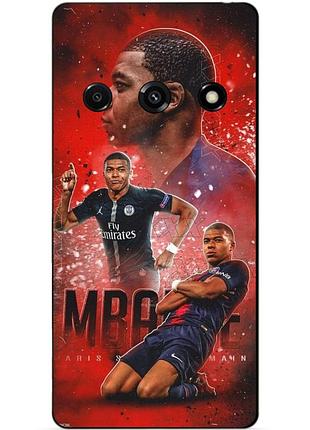 Силиконовый бампер чехол для samsung j3 j320 с рисунком мбаппе psg mbappe