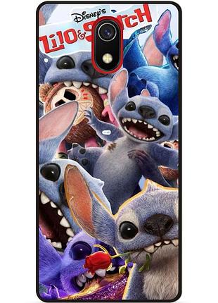 Силіконовий бампер чохол для samsung j4 j4 plus з картинкою стіч stitch