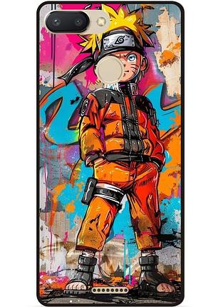 Силіконовий бампер чохол для xiaomi redmi 6 з малюнком наруто аниме marvel naruto