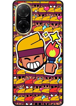 Силіконовий чохол бампер для xiaomi redmi a5 стікери бравл амбер brawl