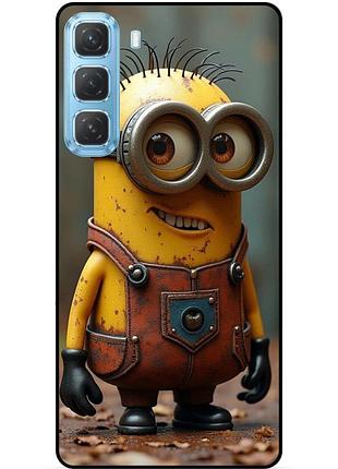 Чехол силиконовый бампер для infinix hot 60 pro (x6885) с рисунком миньон кевин minion
