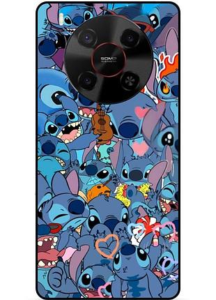 Силиконовый бампер чехол для zte nubia v70 max с картинкой стич stitch