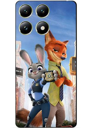 Чехол силиконовый бампер для xiaomi 14t pro с рисунком джуди зверополис zootopia