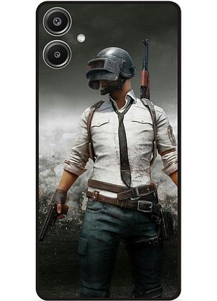 Силіконовий чохол бампер для samsung a07 з малюнком pubg пабг