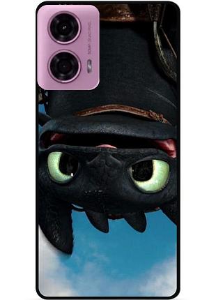 Силіконовий чохол бампер для motorola moto g24 power з малюнком как приручить дракона