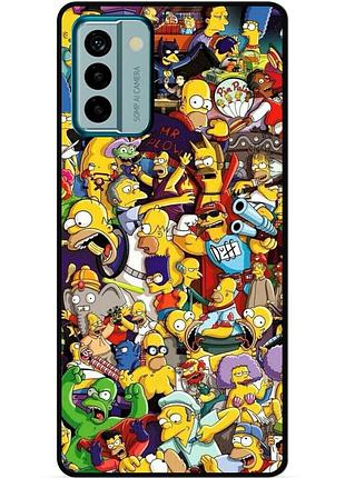 Силіконовий чохол бампер для nokia g21 з малюнком стикери гравіті фолз футурама маріо
