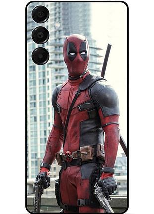 Силіконовий бампер чохол для samsung a17 з малюнком deadpool дедпул