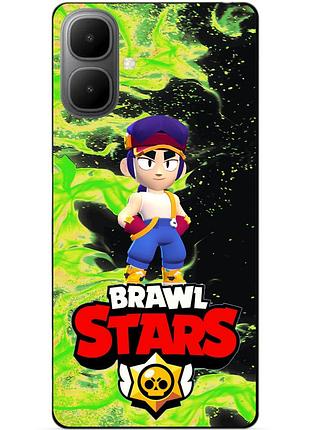 Чехол силиконовый бампер для infinix smart 10 с героем бравл фэнг brawl