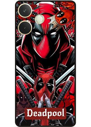 Силиконовый бампер чехол для oppo a5 pro с рисунком deadpool дэдпул
