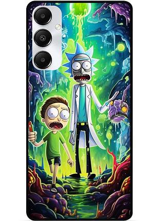 Силіконовий чохол бампер для samsung s24 з малюнком рік і морті rick and morty